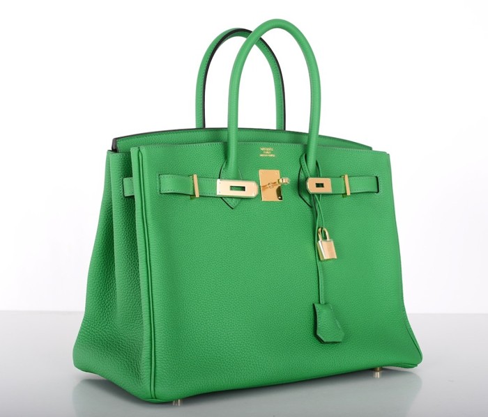 hermes green purse